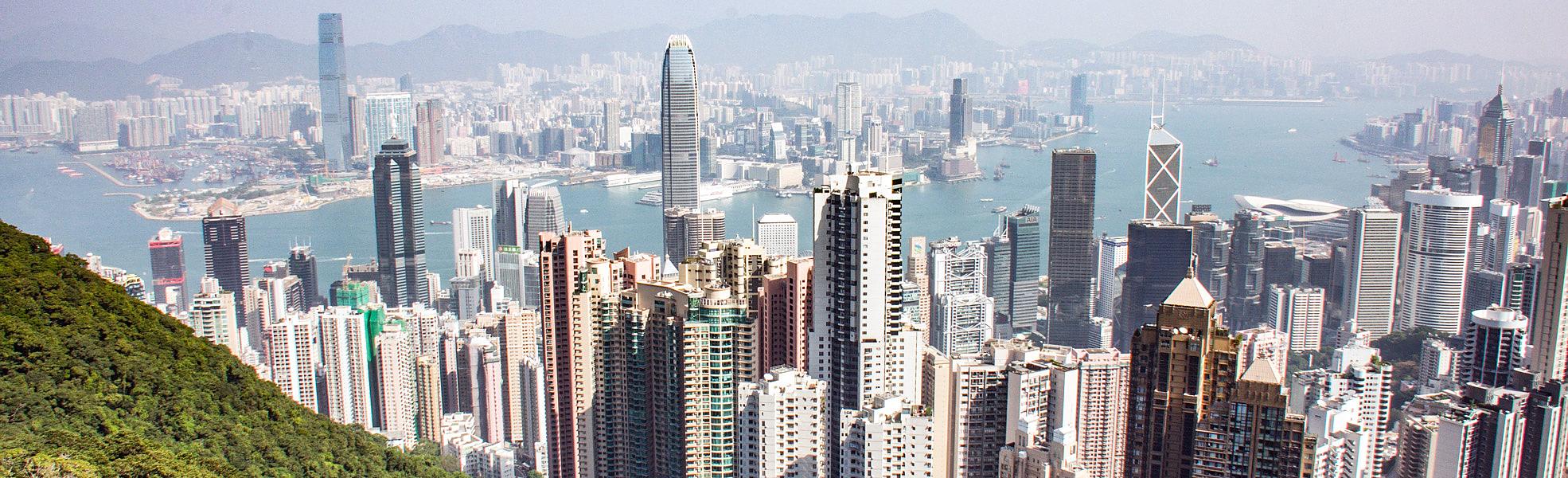 Victoria Peak in Hong Kong