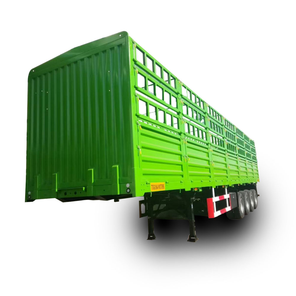 4 Axle Fence Trailer 80 Ton - China Heavy Duty Truck Export | HOWO Special Truck Sales