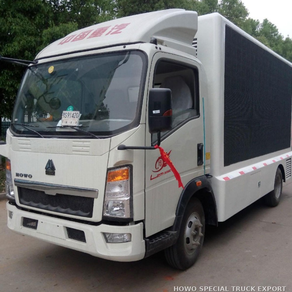 HOWO 4x2 Roadshow Advertisement Truck - HOWO Heavy Duty Truck Export | SINOTRUK Special Truck for Sale